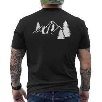 Berge Vintage T-Shirt mit Rückendruck - Seseable De