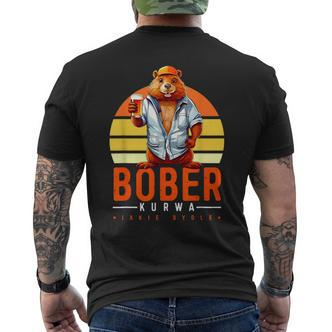 Bober Kurwa Polnisch Bier Bober T-Shirt mit Rückendruck - Seseable De