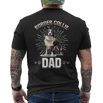 Border Collie Hund – Border Collie Dad T-Shirt mit Rückendruck - Seseable De