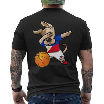 Dog Dabbing Basketball Philippines Jersey Sport Lover T-Shirt mit Rückendruck - Seseable De