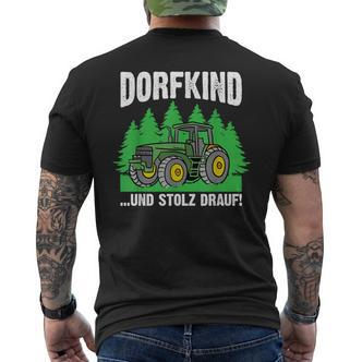 Dorfkind Und Stolz Drauf Farmer Farmer T-Shirt mit Rückendruck - Seseable De