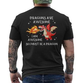 Drachen Sind Großartig Ich Bin Ein Drache-Geschenke Für T-Shirt mit Rückendruck - Seseable De