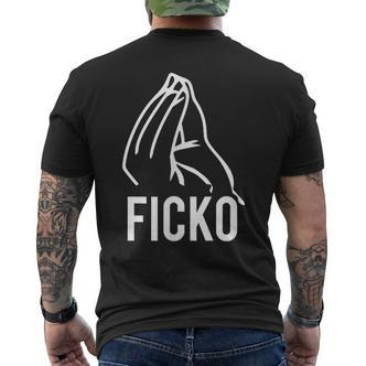 Du Ficko Wage Italian Gesture T-Shirt mit Rückendruck - Seseable De