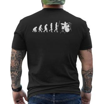 Evolution Drummer T-Shirt mit Rückendruck - Seseable De