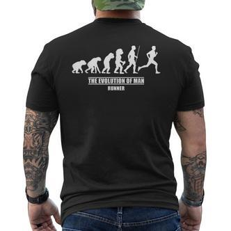 Evolution Marathon Runner T-Shirt mit Rückendruck - Seseable De