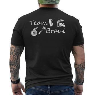 Feuerwehr Braut Junggesellen Abschied T-Shirt mit Rückendruck - Seseable De