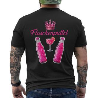 Flaschenputtel Party Junggesellenabschied Saufen T-Shirt mit Rückendruck - Seseable De