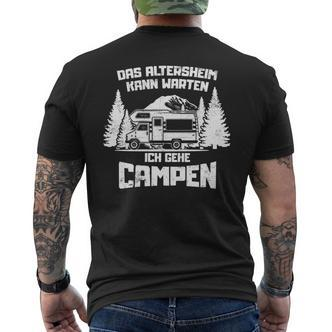 Fun Camper Campen Camping Wohnwagen Womo Urlauber Geschenke T-Shirt mit Rückendruck - Seseable De
