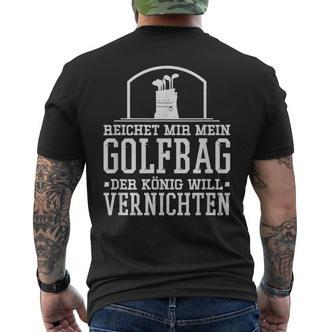 Golf Bag Golf Player Slogan T-Shirt mit Rückendruck - Seseable De