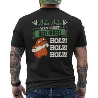 Kegel Saying Ariba Ariba Beaver For Sports Kegler T-Shirt mit Rückendruck - Seseable De