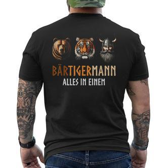 Sayings Bärtigermann Alles In Einem Vikings T-Shirt mit Rückendruck - Seseable De