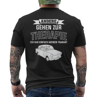 Trabi Deluxe Gdr Ich Brauche Keine Therapie T-Shirt mit Rückendruck - Seseable De