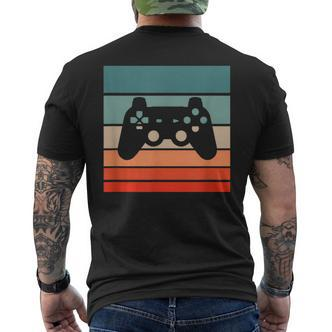 Gaming Controller Retro Style Vintage T-Shirt mit Rückendruck - Seseable De