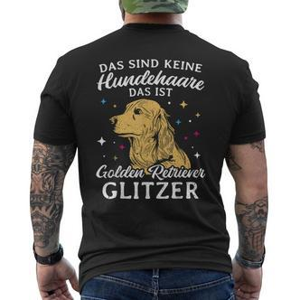 Golden Retriever Glitter Dog Holder Dog Owners T-Shirt mit Rückendruck - Seseable De