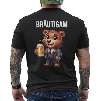 Groom Jga Stag Party Bear Jga T-Shirt mit Rückendruck - Seseable De