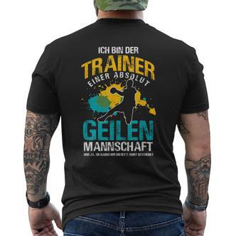 Handball Trainer Coach Handballer Ball Handballer T-Shirt mit Rückendruck - Seseable De