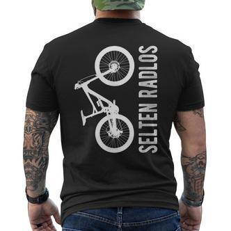 Ich Bin Selten Radlos Cyclist T-Shirt mit Rückendruck - Seseable De
