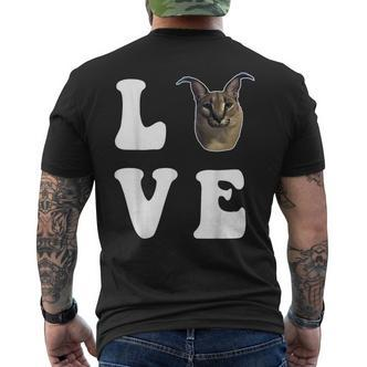 Ich Liebe Big Floppa T-Shirt mit Rückendruck - Seseable De