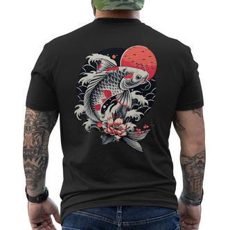 Japanischer Koi-Fish Nishikigoi Koi-Karpfen Für Damen Herren Kinder T-Shirt mit Rückendruck - Seseable De
