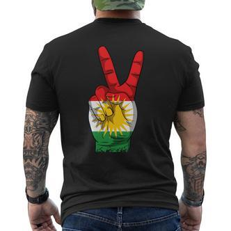 Kurdish Flag Kurdish Kurdistan T-Shirt mit Rückendruck - Seseable De