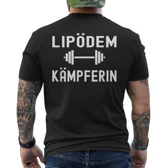 Lipödem Kriegerin Lipödem Bewusstsein Frauen Lymphodem T-Shirt mit Rückendruck - Seseable De