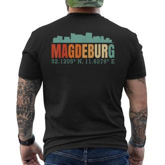 Magdeburg Skyline T-Shirt mit Rückendruck - Seseable De