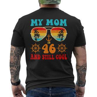 Meine Mutter Ist 46 Und Immer Noch Coolintage Cruise 46 Geburtstag Lustig T-Shirt mit Rückendruck - Seseable De