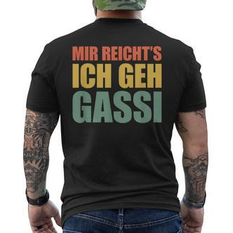 Mir Reicht's Ich Geh Gassi T-Shirt mit Rückendruck - Seseable De