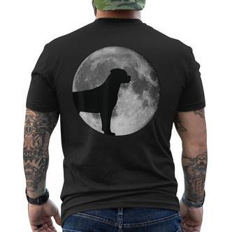 Mondlicht Labrador Silhouette Herren Kurzärmliges Herren-T-Kurzärmliges Herren-T-Shirt, Hundeliebhaber Design - Seseable De
