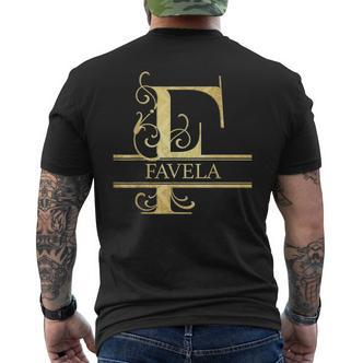 Name Favela T-Shirt mit Rückendruck - Seseable De