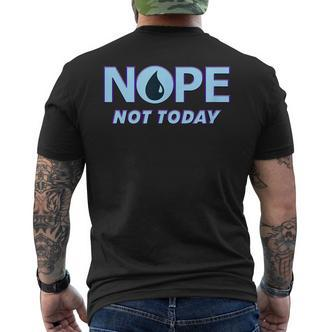 Nein Heute Nicht Magic Tcg Blue Mana T-Shirt mit Rückendruck - Seseable De