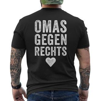 With 'Omas Agegen Richs' Anti-Rassism Fck Afd Nazis T-Shirt mit Rückendruck - Seseable De