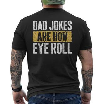 Papa Witze Are How Eye Roll Lustig Alles Gute Zumatertag T-Shirt mit Rückendruck - Seseable De
