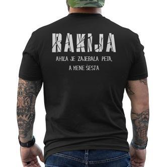 Rakija Balkan Hrvatska Bosna Srbija Collection T-Shirt mit Rückendruck - Seseable De