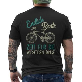Rente Rentner Fahrrad T-Shirt mit Rückendruck - Seseable De