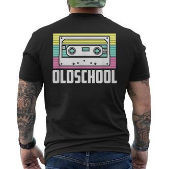 Retro Oldschool Cassette 80S 90S T-Shirt mit Rückendruck - Seseable De