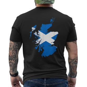 Scotland Scotland Scotland Flag S T-Shirt mit Rückendruck - Seseable De