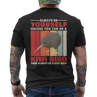 Sei Ein Kiwi New Zealand Snow Bouquet Kiwi Bird T-Shirt mit Rückendruck - Seseable De
