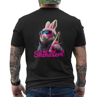Skiing Skihaserl Apres-Ski T-Shirt mit Rückendruck - Seseable De