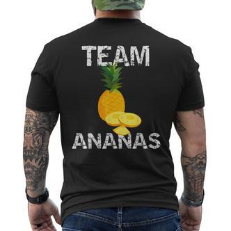 Team Pineapple On Pizza T-Shirt mit Rückendruck - Seseable De