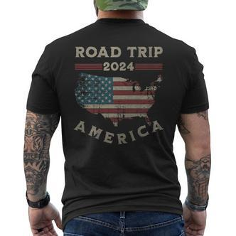 Usa Road Trip 2024 America T-Shirt mit Rückendruck - Seseable De