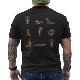 Yoga Dachshund Dachshund Kundalini Hatha Ashtanga S T-Shirt mit Rückendruck - Seseable De