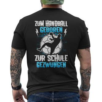 Zum Handball Geboren, Kindershirt Schwarz S für Schule Kurzärmliges Herren-T-Shirt - Seseable De