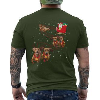 Dachshund Christmas Black T-Shirt mit Rückendruck - Seseable De