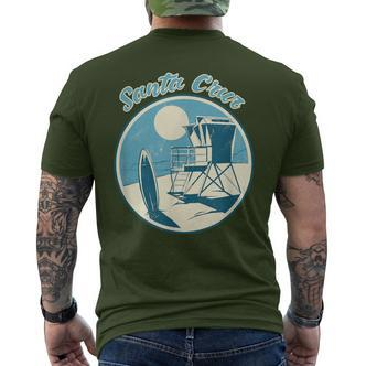 Santa Cruz Ca Surfer 70S 80S Retrointage T-Shirt mit Rückendruck - Seseable De