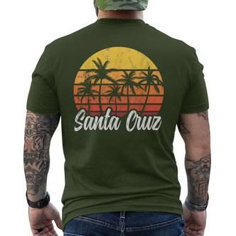 Santa Cruz Retro Vintage 70S 80S California T-Shirt mit Rückendruck - Seseable De
