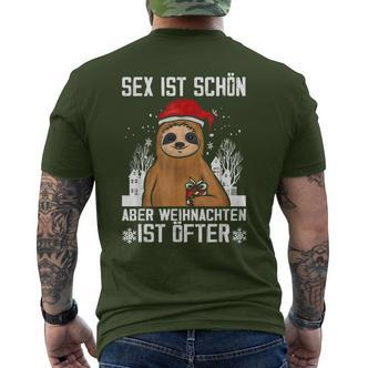 Sex Ist Schön Aber Weihnachten Oft Männer Ugly Christmas T-Shirt mit Rückendruck - Seseable De