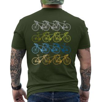 Vintage Bikes Biker Retro Bicycle Cycling Xmas T-Shirt mit Rückendruck - Seseable De