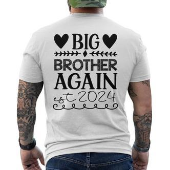 Beförderung Zum Big Brother Est 2024 Baby Unterwegs T-Shirt mit Rückendruck - Seseable De