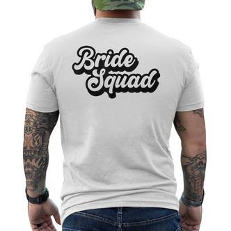 Bride Squad Bachelorette Party Hochzeit Geschenk T-Shirt mit Rückendruck - Seseable De